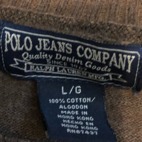 Ralph Lauren Brown Crew Neck Sweater - Picture 2 of 4